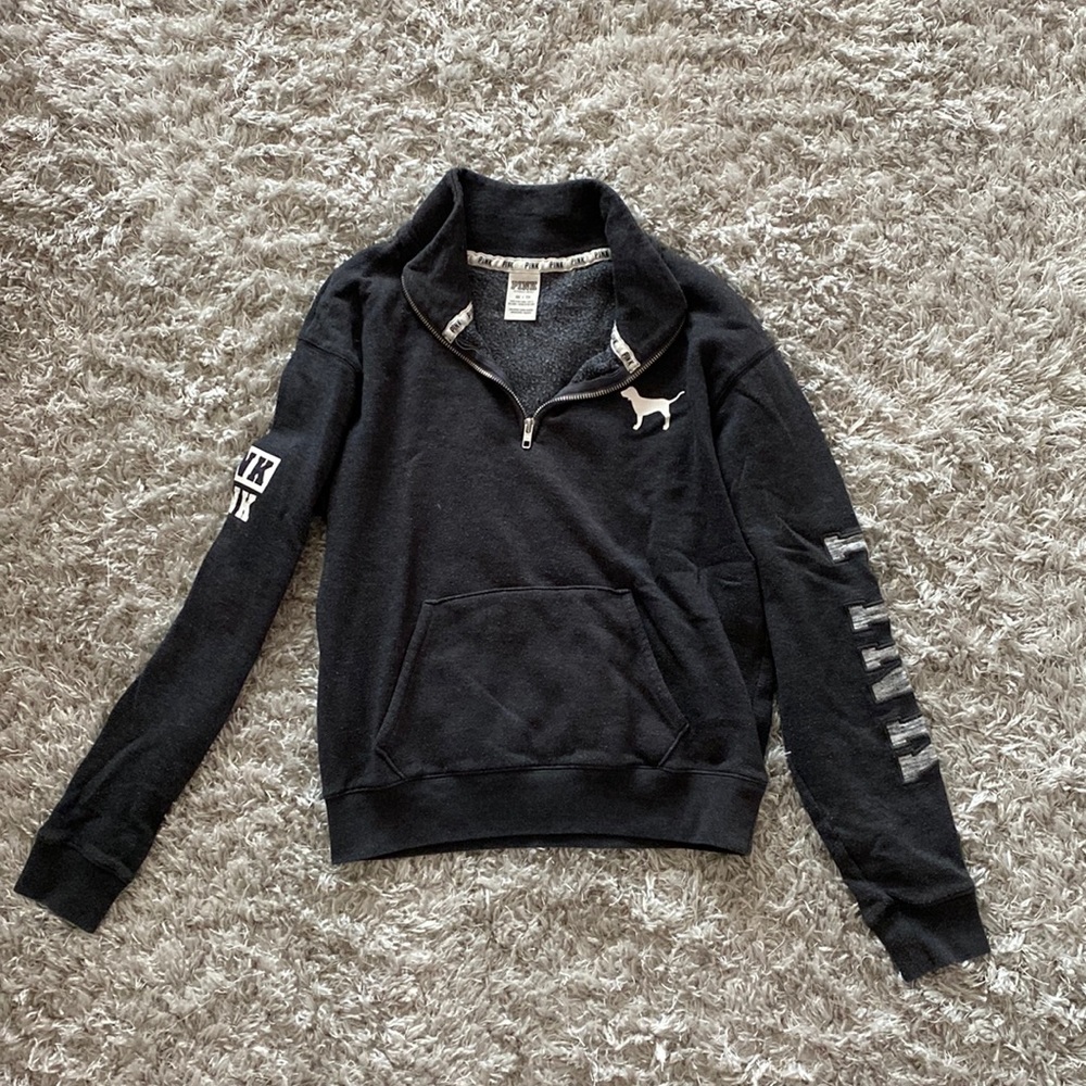 PINK Quarter zip sweatshirt